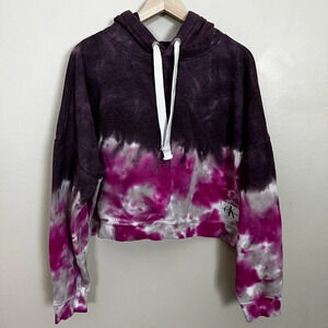 Calvin Klein Jeans • Cropped Tie Dye Hoodie